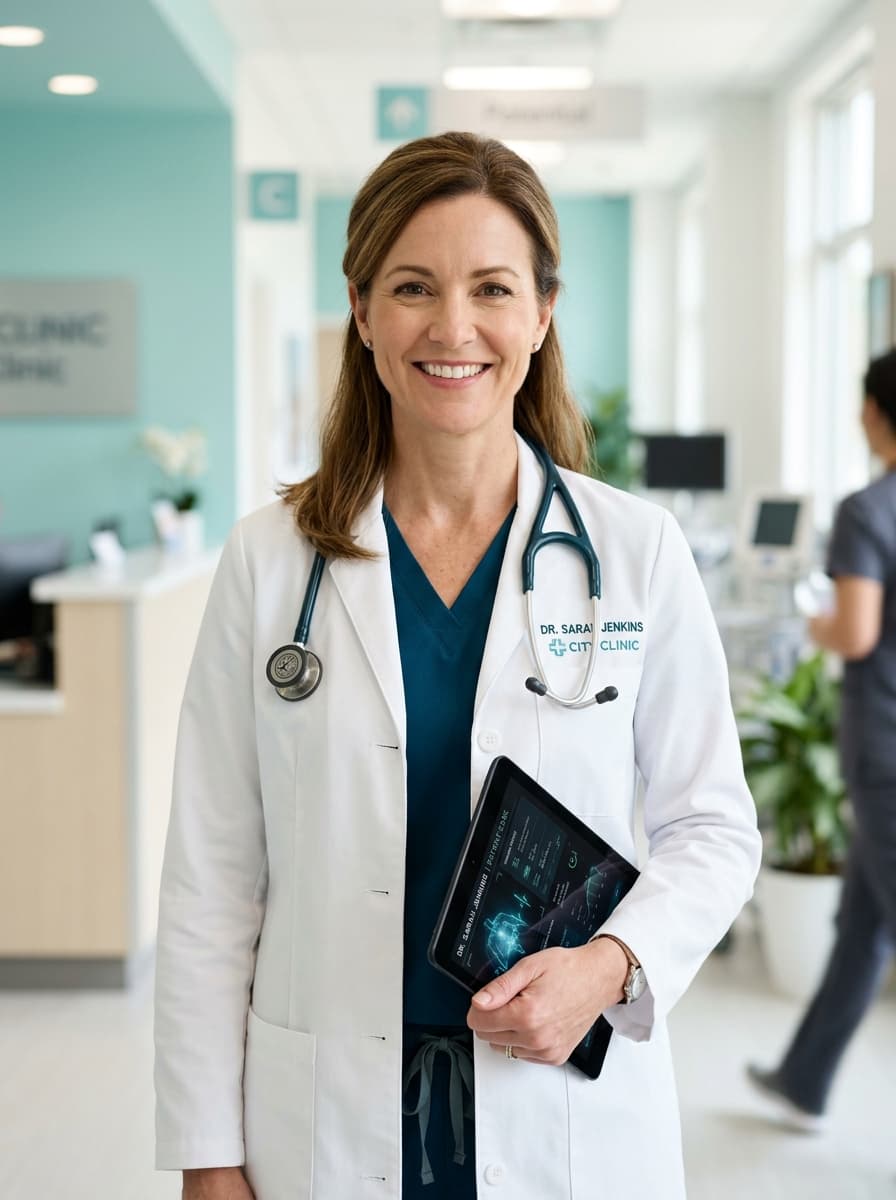 Médica Chefe da Antosoft Clinic